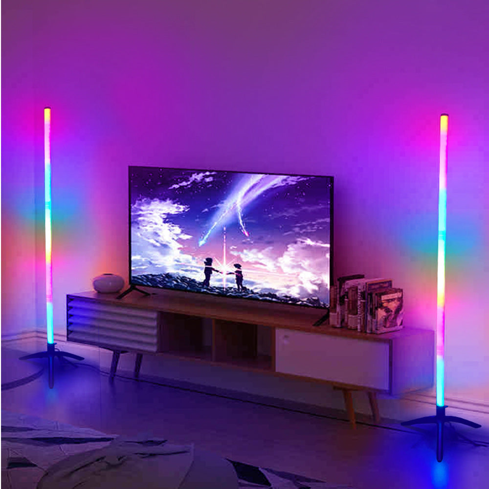 LED Corner Ambience Light Split Floor Bedroom Decoration RGB Remote Control Floor Lamp